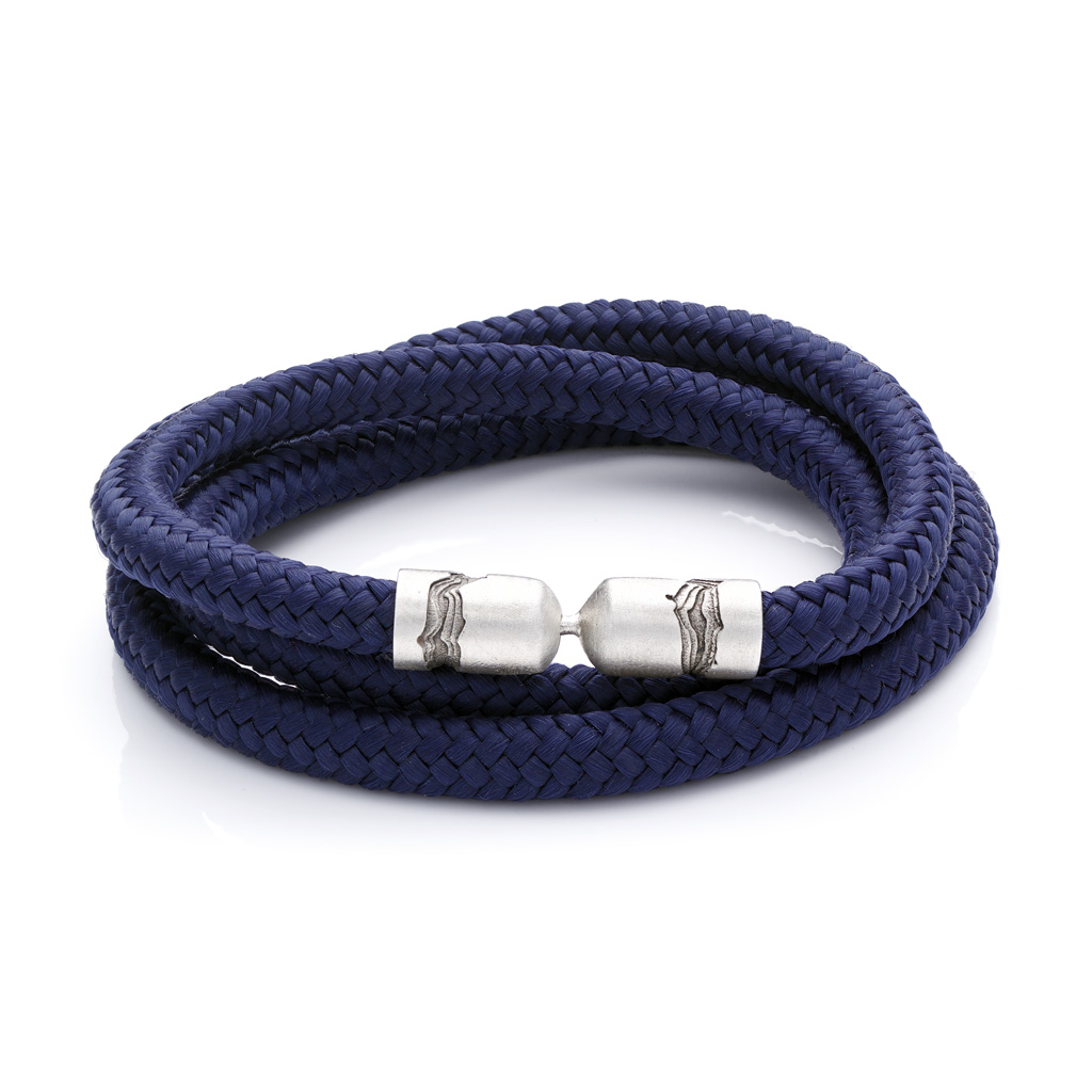 Navy Blue Rope Bracelet - Esquarders